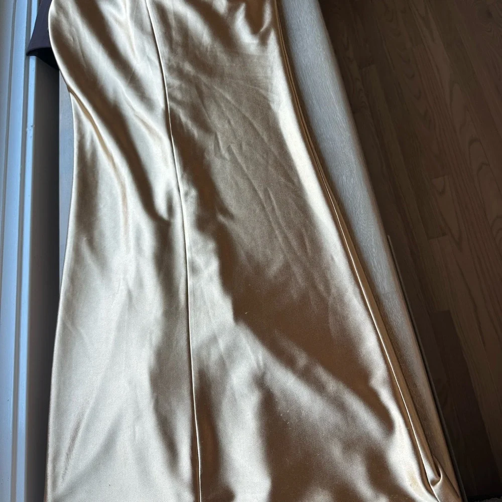 Retrofete Strapless Gold Gown - Picture 10 of 10